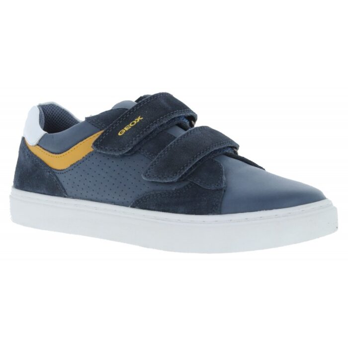 Geox J Nashik J45ECB Shoes – Navy Leather – Boys Shoes - Crep Direct UK