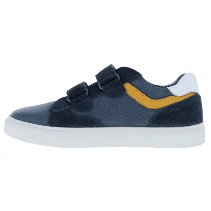 Geox J Nashik J45ECB Shoes – Navy Leather – Boys Shoes - Crep Direct UK