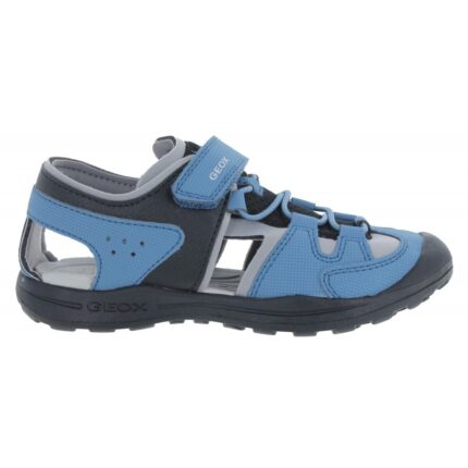 Geox J Vaniett J455XA Closed Toe Sandals - Blue / Black - Boys Sandals