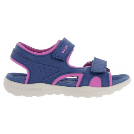 Geox J Vaniett J456AA Sandals - Navy / Fuchsia - Girls Sandals