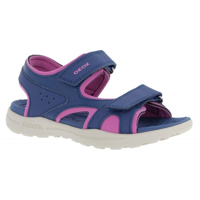Geox J Vaniett J456AA Sandals – Navy / Fuchsia – Girls Sandals - Crep Direct UK