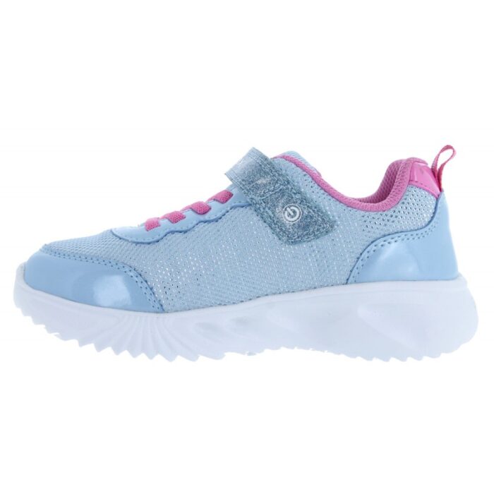 Geox Assister J55E9B Trainers – Sky / Pink – Girls Shoes - Crep Direct UK