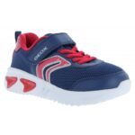 Geox J Assister J45DZC Trainers – Navy / Red – Boys Shoes - Crep Direct UK
