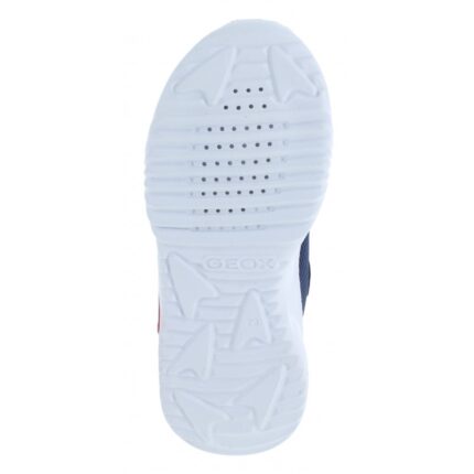 Geox J Assister J45DZC Trainers – Navy / Red – Boys Shoes - Crep Direct UK