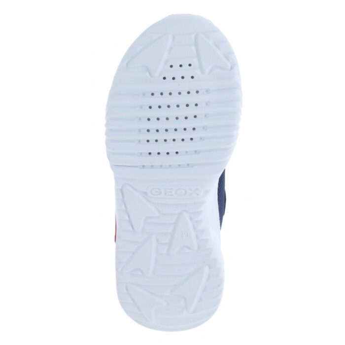 Geox J Assister J45DZC Trainers – Navy / Red – Boys Shoes - Crep Direct UK