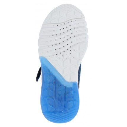 Geox J Ciberdron J45LBC Trainer – Navy / Orange – Boys Shoes - Crep Direct UK