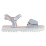 Geox J Sandal Coralie J256EB Sandals – Silver – Girls Sandals - Crep Direct UK