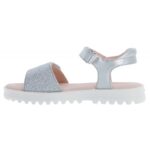 Geox J Sandal Coralie J256EB Sandals – Silver – Girls Sandals - Crep Direct UK