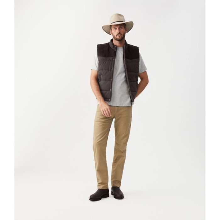R. M. Williams Carnarvon Vest – Chocolate – Mens Clothing - Crep Direct UK