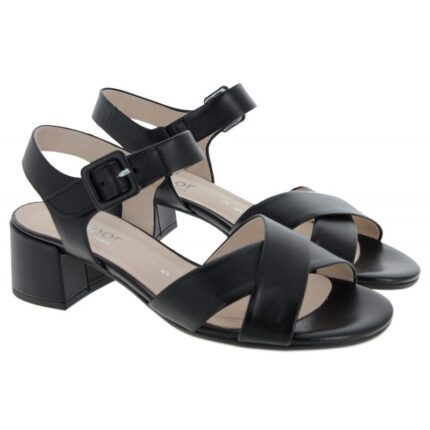 Gabor Jamma 42.913 Sandals – Black Leather – Womens Sandals, Sliders & Toe Posts - Crep Direct UK Gabor Jamma 42.913 Sandals – Black Leather – Womens Sandals, Sliders & Toe Posts - Crep Direct UK