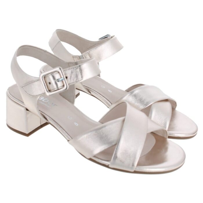 Gabor Jamma 42.913 Sandals – Puder Leather – Womens Sandals, Sliders & Toe Posts - Crep Direct UK
