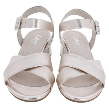 Gabor Jamma 42.913 Sandals – Puder Leather – Womens Sandals, Sliders & Toe Posts - Crep Direct UK