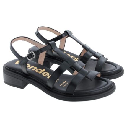 Wonders Janet B-9604 Sandals – Black Leather – Womens Sandals, Sliders & Toe Posts - Crep Direct UK Wonders Janet B-9604 Sandals – Black Leather – Womens Sandals, Sliders & Toe Posts - Crep Direct UK