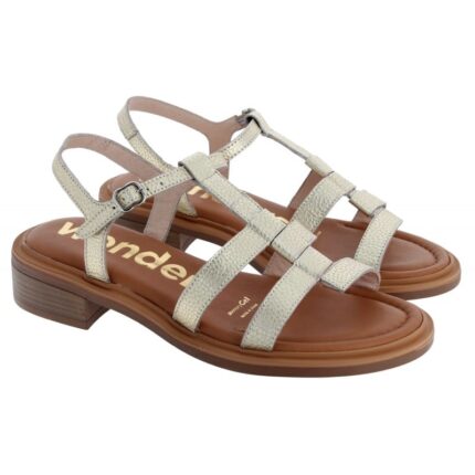 Wonders Janet B-9604 Sandals – Gold Leather – Womens Sandals, Sliders & Toe Posts - Crep Direct UK Wonders Janet B-9604 Sandals – Gold Leather – Womens Sandals, Sliders & Toe Posts - Crep Direct UK