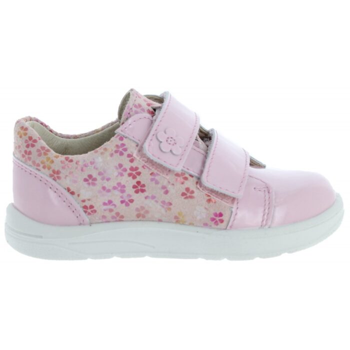 Ricosta Jasmine 2003902 Shoes – Blush Patent / Suede – Girls Shoes - Crep Direct UK