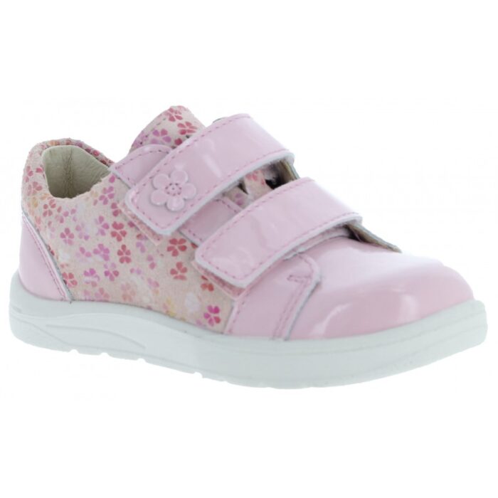 Ricosta Jasmine 2003902 Shoes – Blush Patent / Suede – Girls Shoes - Crep Direct UK