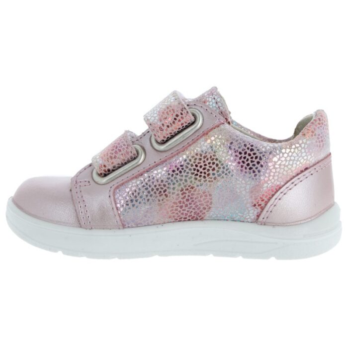 Ricosta Jasmine 2003902 Shoes – Rose Nubuck / Metallic Leather – Girls Shoes - Crep Direct UK