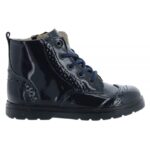 Ricosta Jemmy 2500502 Ankle Boot – Blue Patent – Girls Boots - Crep Direct UK