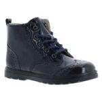 Ricosta Jemmy 2500502 Ankle Boot – Blue Patent – Girls Boots - Crep Direct UK