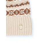 Holland Cooper Jennifer Fairisle Bobble Hat – Light Camel – Ladies Clothing - Crep Direct UK