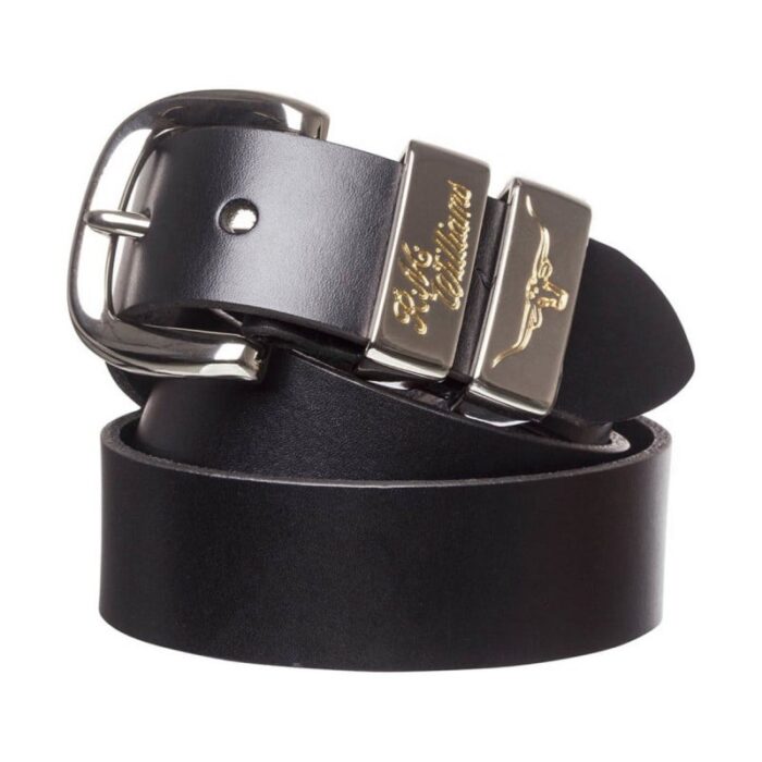 R. M. Williams Drover Belt CB583 1.5″ – Black Leather – Mens Belts - Crep Direct UK