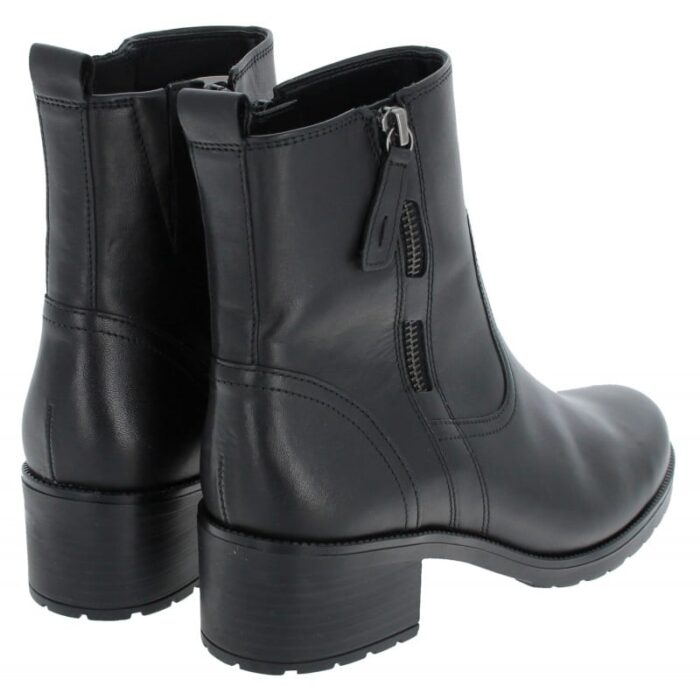 Gabor Jive 52.811 Ankle Boots – Black Leather – Womens Boots - Crep Direct UK