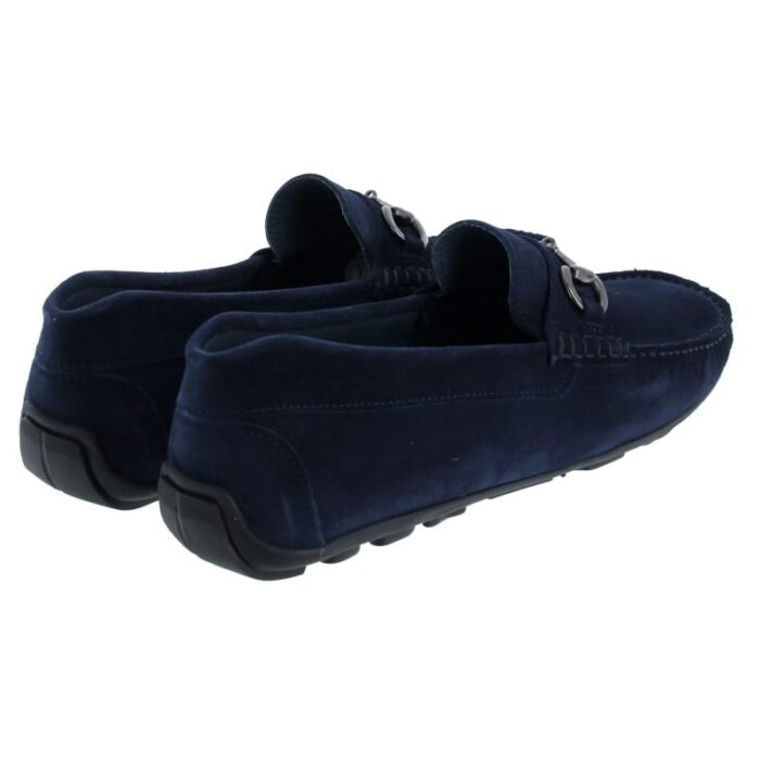 The Golden Boot Golden Boot Jorge 7785 Loafers – Ink Suede – Mens Shoes - Crep Direct UK