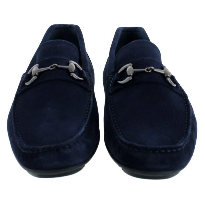 The Golden Boot Golden Boot Jorge 7785 Loafers – Ink Suede – Mens Shoes - Crep Direct UK