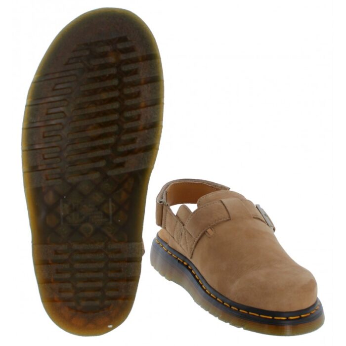 Dr. Martens Jorge II Mules – Savannah Tan Nubuck – Mens Sandals, Sliders & Toe Posts - Crep Direct UK