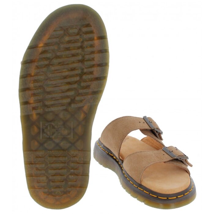 Dr. Martens Josef Slide Sandals – Savannah Nubuck – Mens Sandals, Sliders & Toe Posts - Crep Direct UK