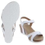 Panama Jack Julia Basics Wedge Sandals – White Leather – Womens Sandals, Sliders & Toe Posts - Crep Direct UK Panama Jack Julia Basics Wedge Sandals – White Leather – Womens Sandals, Sliders & Toe Posts - Crep Direct UK