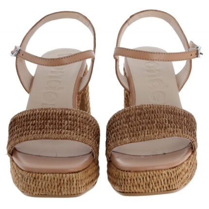 Wonders Julia L-1501 High Heel Sandals – Sand Leather – Womens Sandals, Sliders & Toe Posts - Crep Direct UK