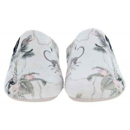 Verbenas York Jungle Mule Slippers – Grey – Womens Slippers - Crep Direct UK