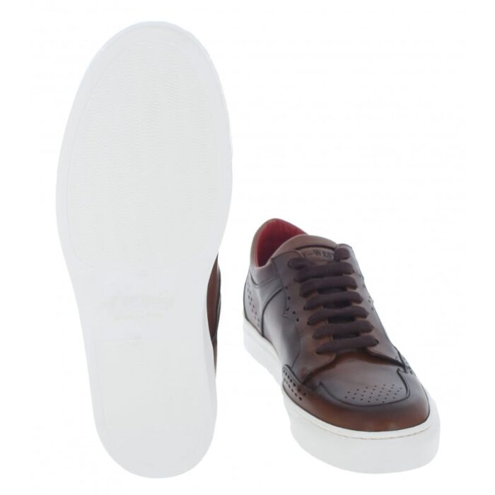 Jeffery West Apollo K740 Sneakers – Toledo Castano Leather – Mens Shoes - Crep Direct UK