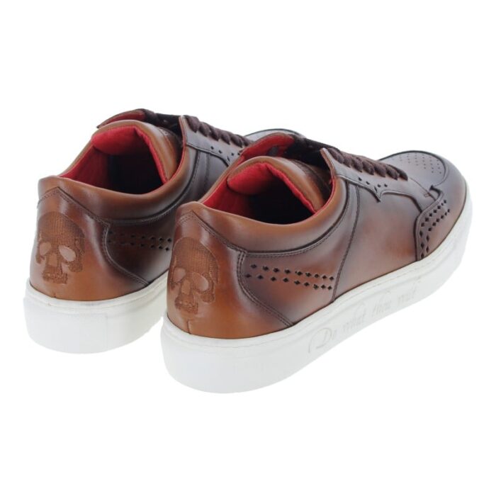 Jeffery West Apollo K740 Sneakers – Toledo Castano Leather – Mens Shoes - Crep Direct UK