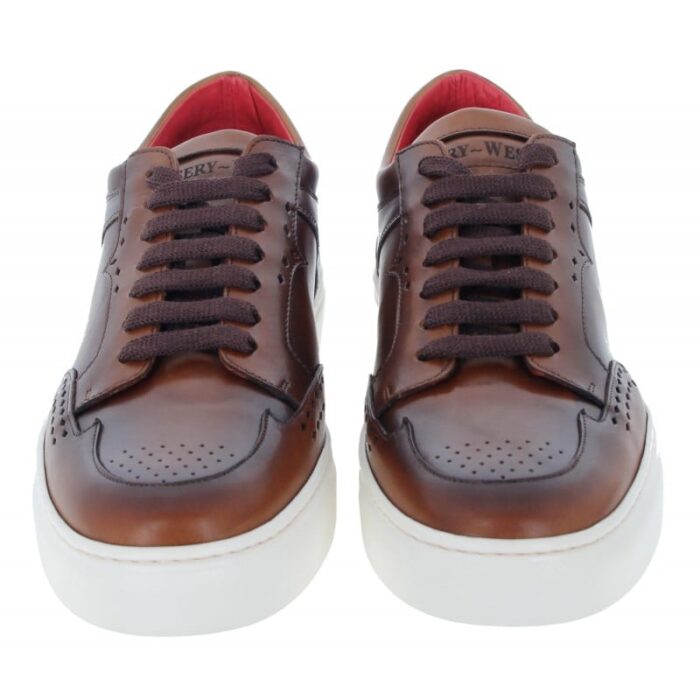 Jeffery West Apollo K740 Sneakers – Toledo Castano Leather – Mens Shoes - Crep Direct UK