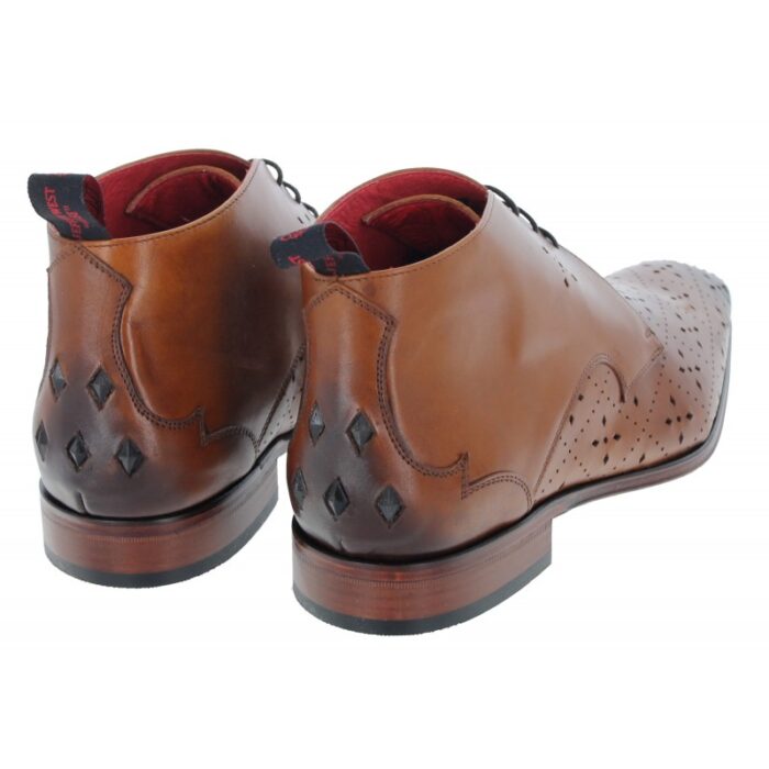 Jeffery West Scarface K829 Boots – Brown Leather – Mens Boots - Crep Direct UK