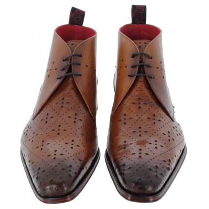 Jeffery West Scarface K829 Boots – Brown Leather – Mens Boots - Crep Direct UK