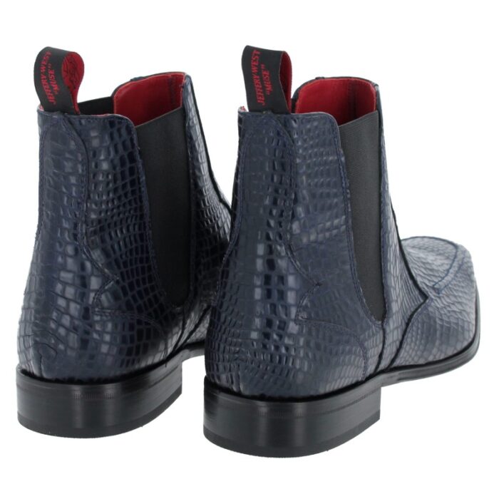 Jeffery West Capone K851 Boots – Blue Leather – Mens Boots - Crep Direct UK