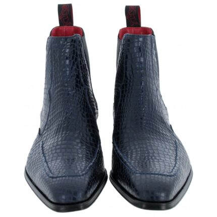 Jeffery West Capone K851 Boots – Blue Leather – Mens Boots - Crep Direct UK