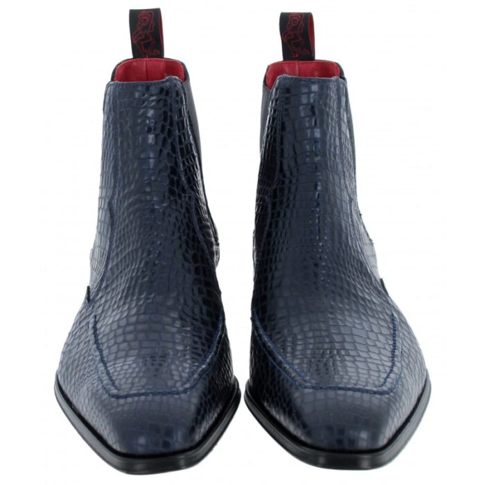 Jeffery West Capone K851 Boots – Blue Leather – Mens Boots - Crep Direct UK