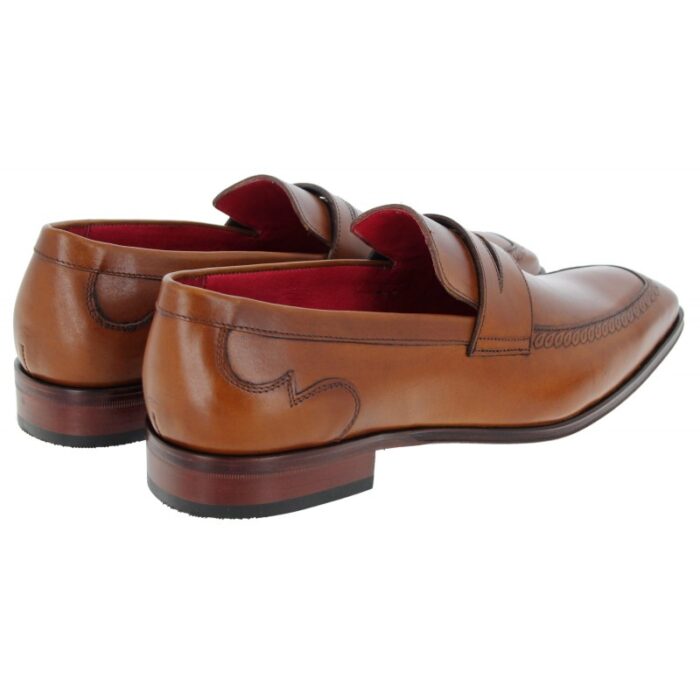Jeffery West Soprano K892 Loafers – Castano Tan Leather – Mens Wedding Shoes - Crep Direct UK