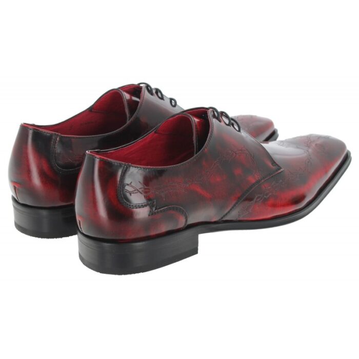 Jeffery West Scarface K895 Shoes – Red Leather – Mens Wedding Shoes - Crep Direct UK