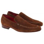 Jeffery West Jung K906 Loafers – Antelope Velour – Mens Shoes - Crep Direct UK