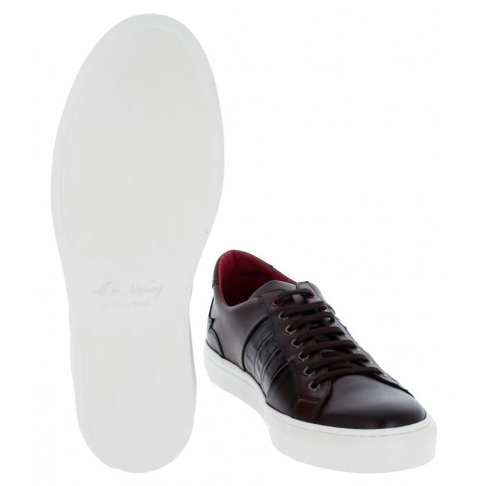 Jeffery West Apollo K924 Sneakers – Mid Brown Bruciato Leather – Mens Shoes - Crep Direct UK