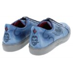 Jeffery West Apolo K944 Sneakers – Blue Leather – Mens Shoes - Crep Direct UK