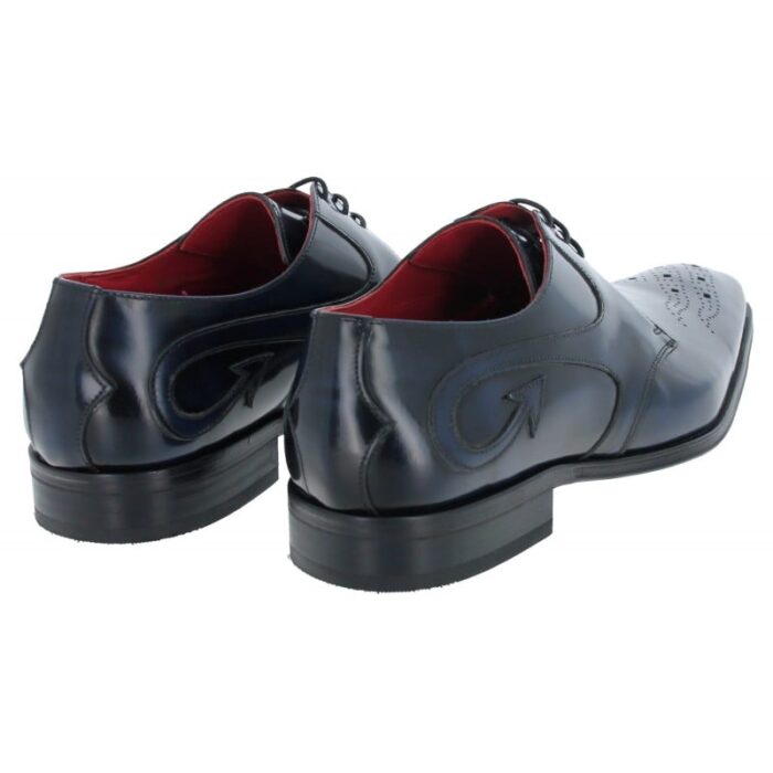 Jeffery West Scarface K955 Shoes – Blue Leather – Mens Shoes - Crep Direct UK