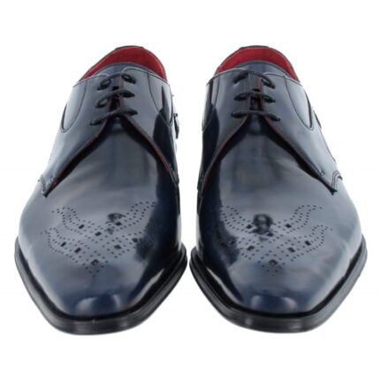 Jeffery West Scarface K955 Shoes – Blue Leather – Mens Shoes - Crep Direct UK