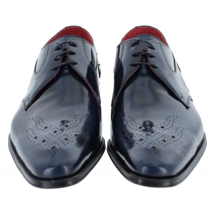 Jeffery West Scarface K955 Shoes – Blue Leather – Mens Shoes - Crep Direct UK