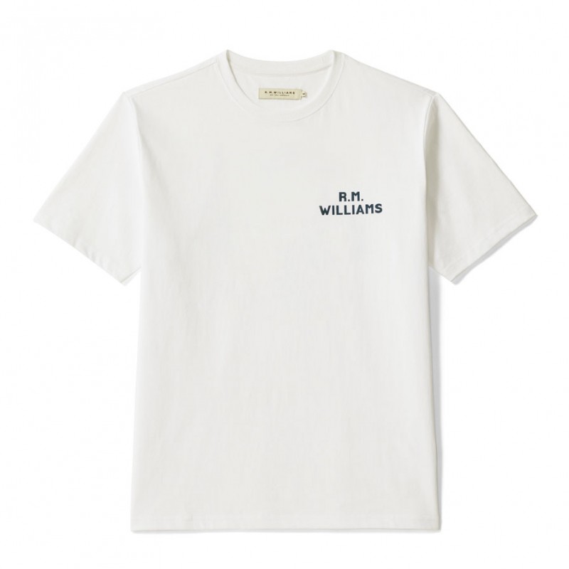R. M. Williams Trio T-Shirt – White Cotton – Mens Clothing - Crep Direct UK R. M. Williams Trio T-Shirt – White Cotton – Mens Clothing - Crep Direct UK